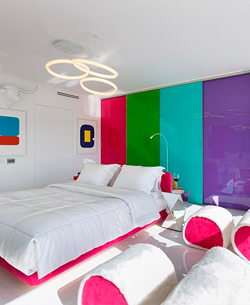 Контраст спальня