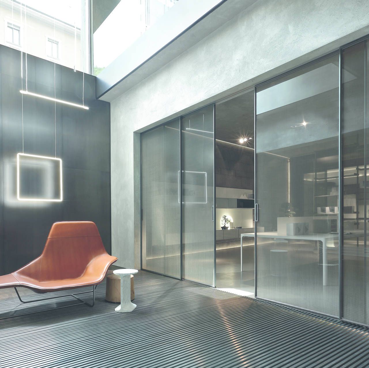 Алюминиевые дверь раздвижные