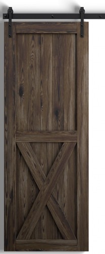 Межкомнатные двери лофт L морение