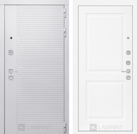 Входная дверь PIANO WHITE 11 - Белый софт 880х2050 правая/левая Входная дверь PIANO WHITE 11 - Белый софт 880х2050 правая/левая