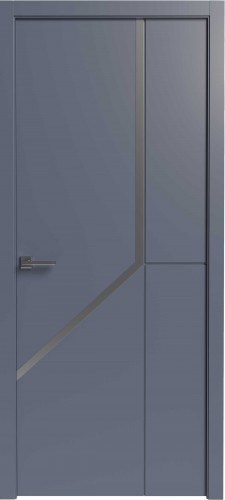 Межкомнатная дверь ПМ-8 вставка металл